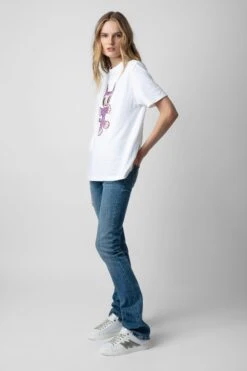 Zadig & Voltaire ZV1747 La Flash Low-Top Sneakers Silver -Zadig & Voltaire Shop SWSN00452 SILVER 9