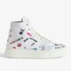Zadig & Voltaire ZV1747 High Flash Chunky High-Top Sneakers White