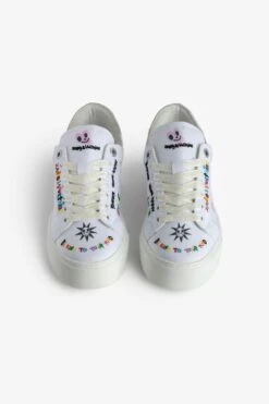 Zadig & Voltaire ZV1747 La Flash Chunky Low-Top Sneakers White -Zadig & Voltaire Shop SWSN00502 BLANC 3