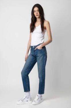 Zadig & Voltaire ZV1747 La Flash Chunky Low-Top Sneakers White -Zadig & Voltaire Shop SWSN00502 BLANC 9