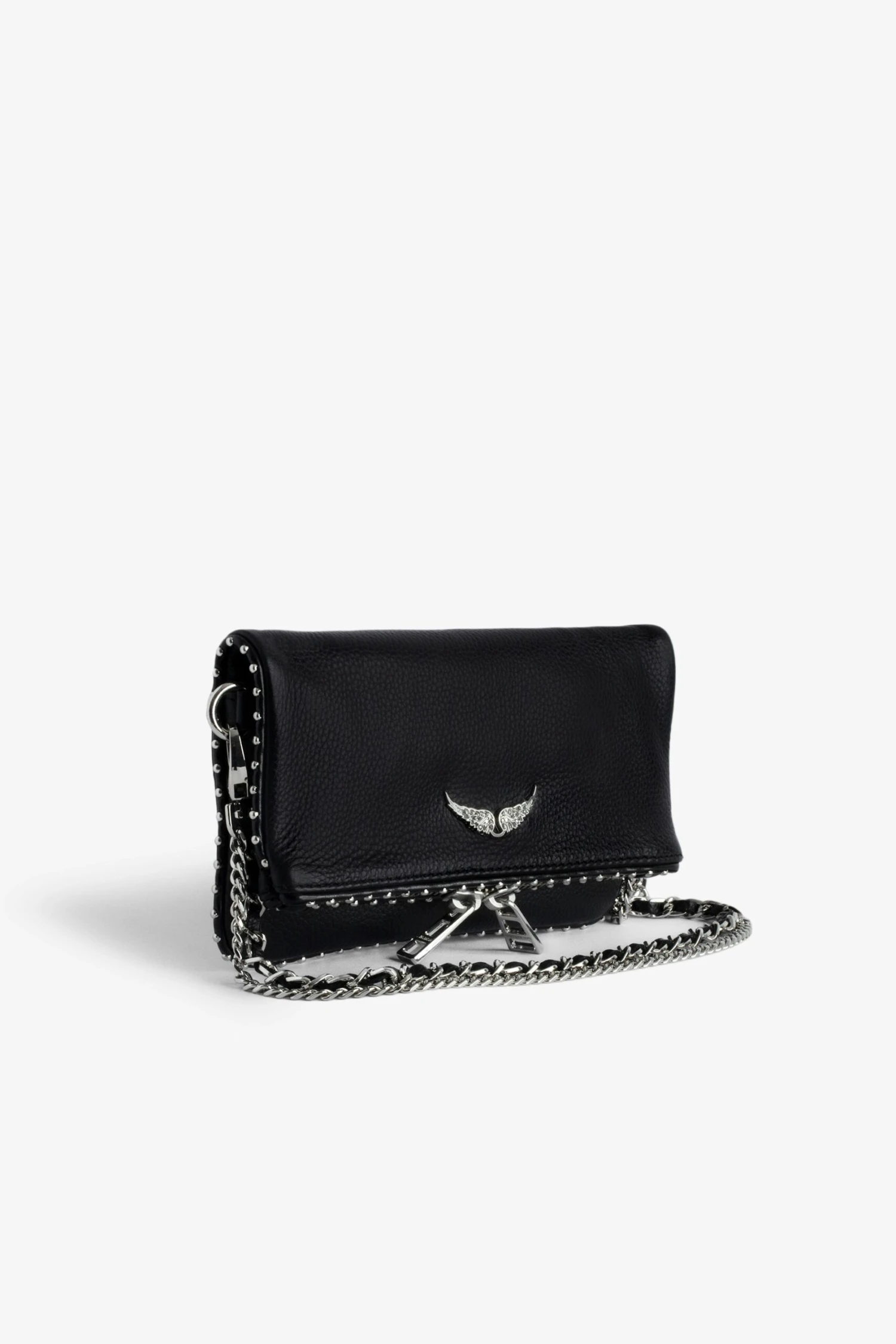 Zadig & Voltaire Rock Nano Studs Clutch Black 2 Zadig & Voltaire Rock Nano Studs Clutch Black - Image 2