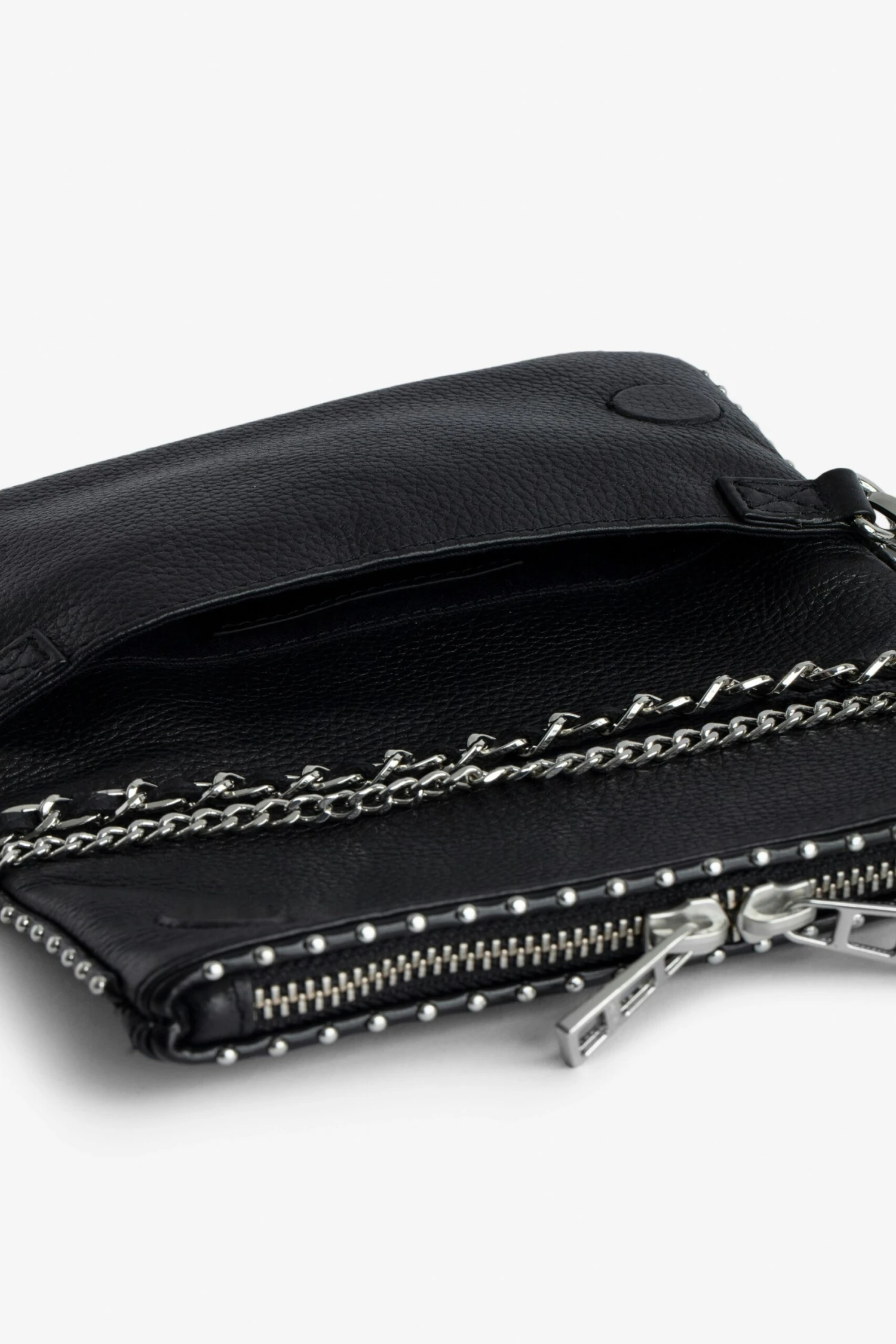 Zadig & Voltaire Rock Nano Studs Clutch Black 4 Zadig & Voltaire Rock Nano Studs Clutch Black - Image 4