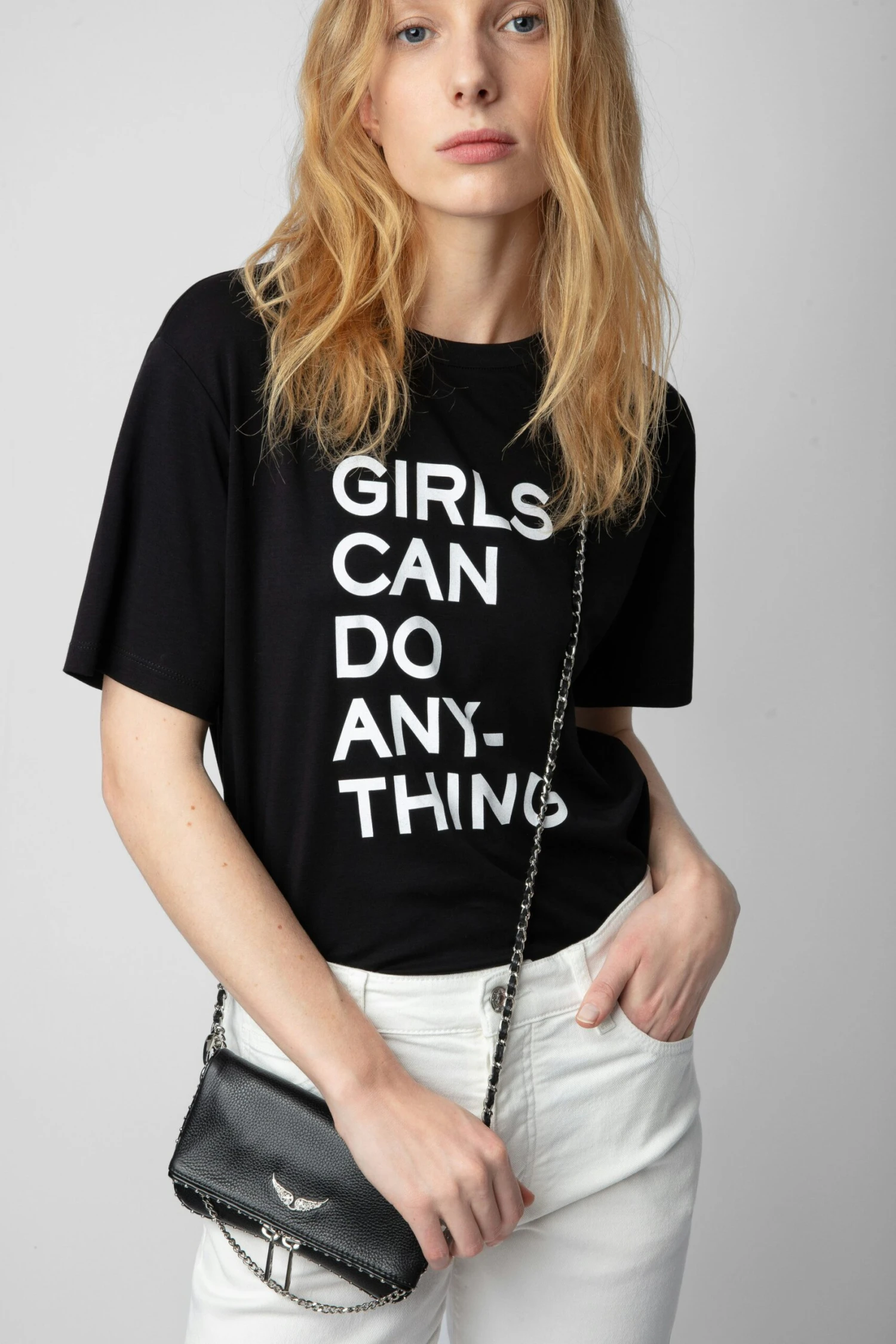 Zadig & Voltaire Rock Nano Studs Clutch Black 6 Zadig & Voltaire Rock Nano Studs Clutch Black - Image 6