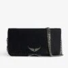 Zadig & Voltaire Rock Studs Clutch Black