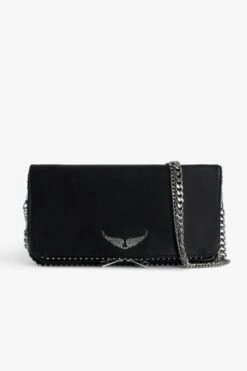 Zadig & Voltaire Rock Studs Clutch Black