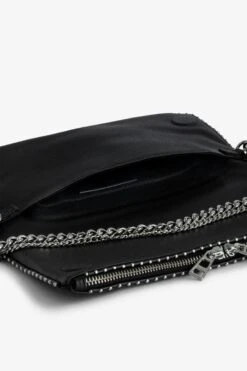 Zadig & Voltaire Rock Studs Clutch Black -Zadig & Voltaire Shop WHAP2018F NOIR 5