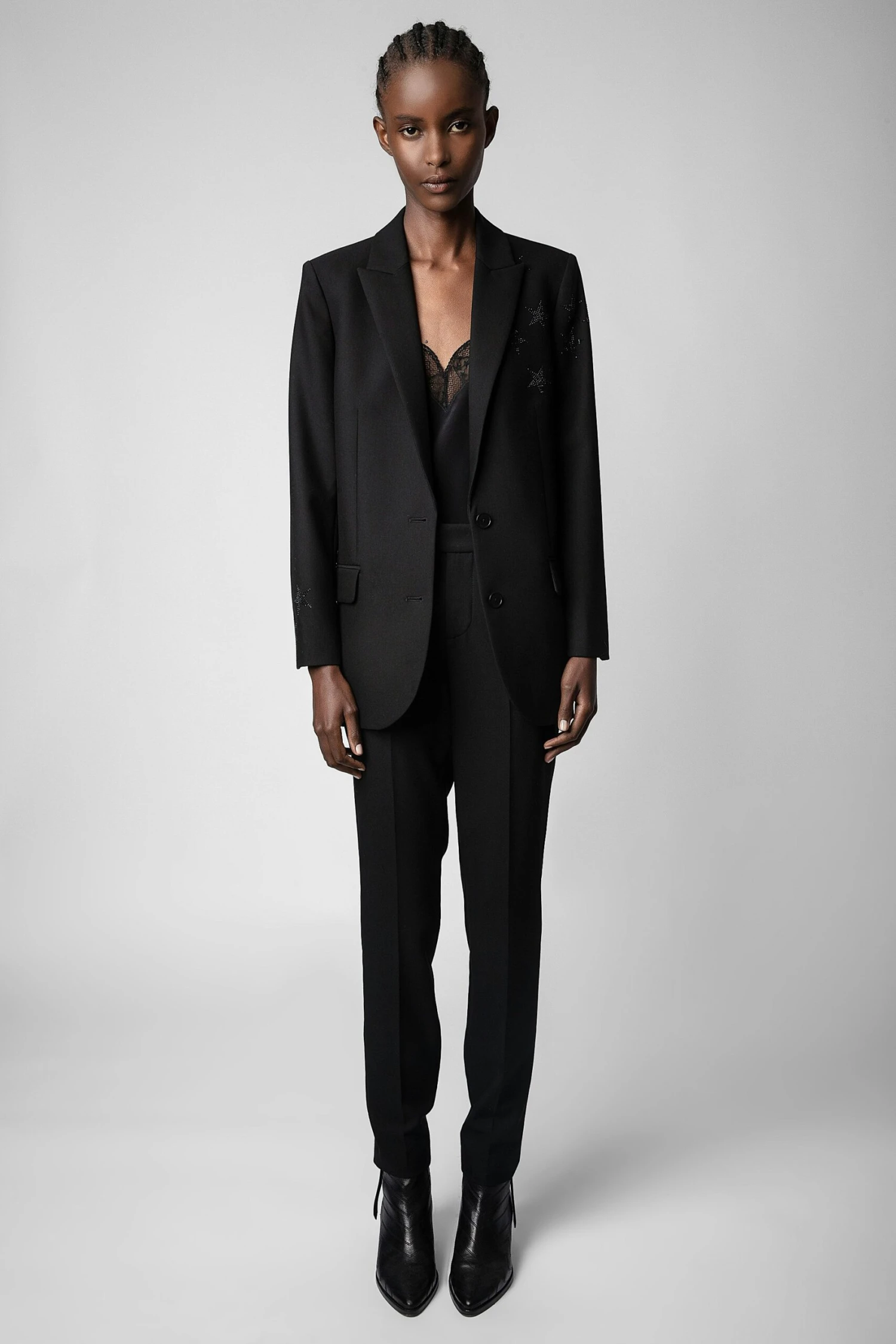 Zadig & Voltaire Viva Strass Star Blazer Black 2 Zadig & Voltaire Viva Strass Star Blazer Black - Image 2