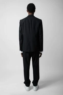 Zadig & Voltaire Viks Blazer Black 10 Zadig & Voltaire Viks Blazer Black -Zadig & Voltaire Shop WMBL00158 NOIR 6