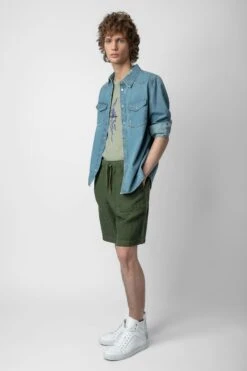 Zadig & Voltaire Shop -Zadig & Voltaire Shop WMBS00055 USED KAKI 3