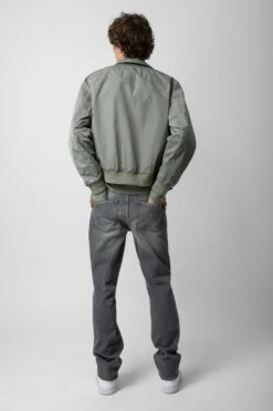 Zadig & Voltaire Mate Jacket Treillis -Zadig & Voltaire Shop WMOW00373 TREILLIS 4