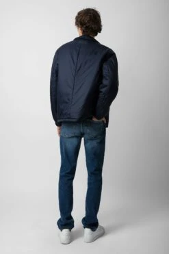 Zadig & Voltaire Back Jacket Encre -Zadig & Voltaire Shop WMOW00374 ENCRE 4