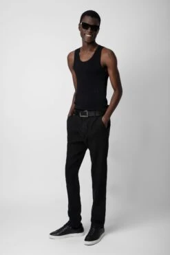 Zadig & Voltaire Pierce Linen Pants Black
