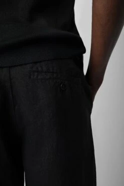 Zadig & Voltaire Pierce Linen Pants Black -Zadig & Voltaire Shop WMPA00191 NOIR 6