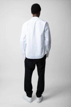 Zadig & Voltaire Sydney Shirt White 11 Zadig & Voltaire Sydney Shirt White -Zadig & Voltaire Shop WMSH00280 BLANC 6