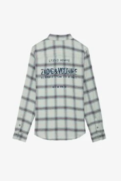 Zadig & Voltaire Stan Shirt Oyster -Zadig & Voltaire Shop WMSH00284 OYSTER 1