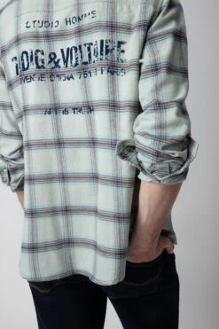 Zadig & Voltaire Stan Shirt Oyster -Zadig & Voltaire Shop WMSH00284 OYSTER 5