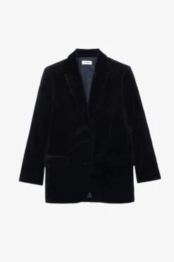 Zadig & Voltaire Viva Velvet Blazer Encre -Zadig & Voltaire Shop WWBL00837 ENCRE