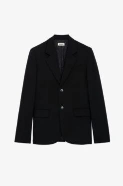 Zadig & Voltaire Vanille Mon Amour Diamanté Blazer Black