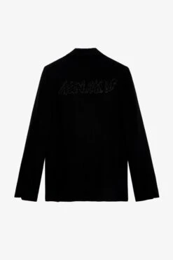 Zadig & Voltaire Vanille Mon Amour Diamanté Blazer Black -Zadig & Voltaire Shop WWBL00840 NOIR 1 1
