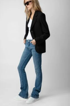 Zadig & Voltaire Vanille Mon Amour Diamanté Blazer Black -Zadig & Voltaire Shop WWBL00840 NOIR 3