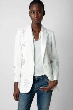 Zadig & Voltaire Viva Diamanté Blazer Judo -Zadig & Voltaire Shop WWBL00841 JUDO 2
