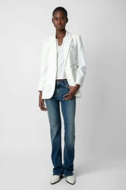 Zadig & Voltaire Viva Diamanté Blazer Judo -Zadig & Voltaire Shop WWBL00841 JUDO 3