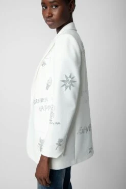 Zadig & Voltaire Viva Diamanté Blazer Judo -Zadig & Voltaire Shop WWBL00841 JUDO 5