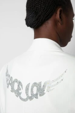 Zadig & Voltaire Visit Peace & Love Diamanté Blazer Judo