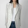 Zadig & Voltaire Vicka Wings Jacquard Blazer Scout