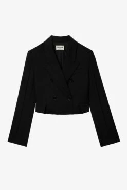 Zadig & Voltaire Vito Blazer Black -Zadig & Voltaire Shop WWBL00852 NOIR