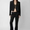 Zadig & Voltaire Vito Blazer Black
