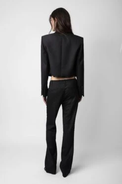 Zadig & Voltaire Vito Blazer Black -Zadig & Voltaire Shop WWBL00852 NOIR 5