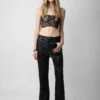 Zadig & Voltaire Cariana Diamanté Camisole Black