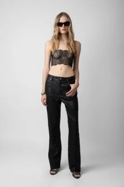 Zadig & Voltaire Cariana Diamanté Camisole Black