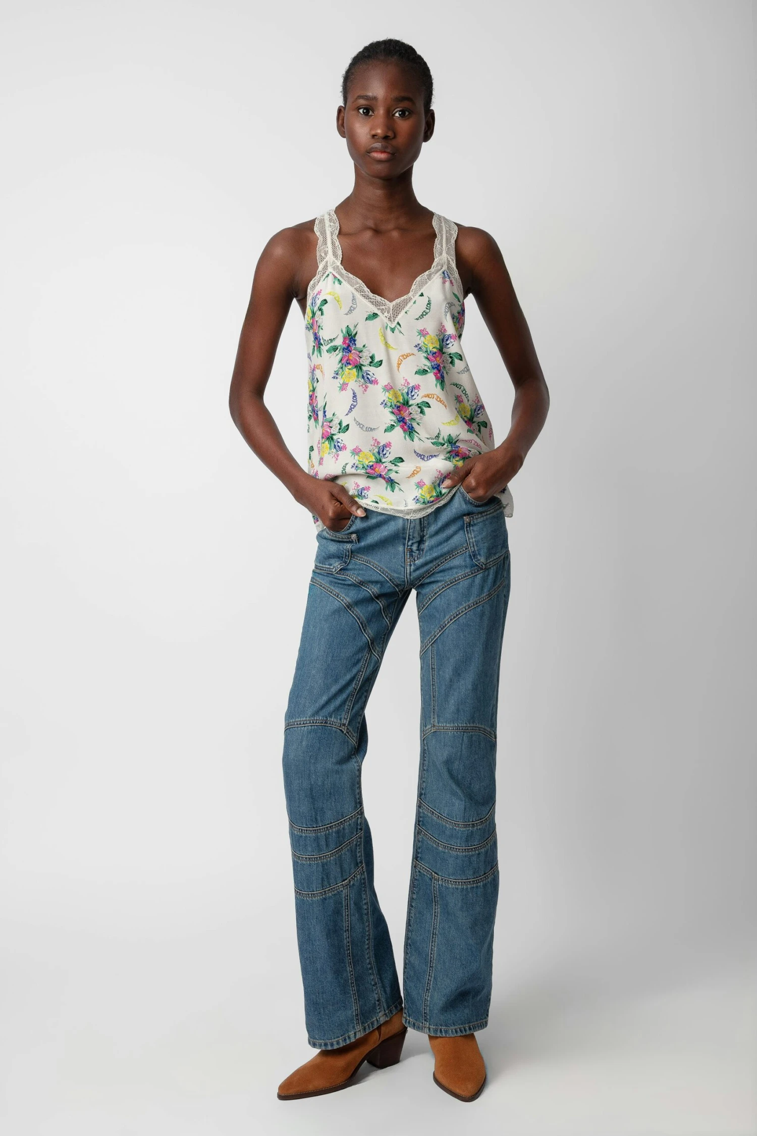 Zadig & Voltaire Chou Camisole Mastic 2 Zadig & Voltaire Chou Camisole Mastic - Image 2