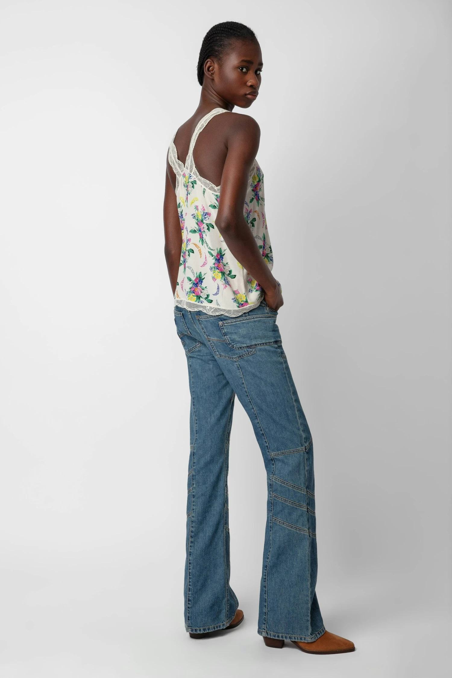 Zadig & Voltaire Chou Camisole Mastic 4 Zadig & Voltaire Chou Camisole Mastic - Image 4