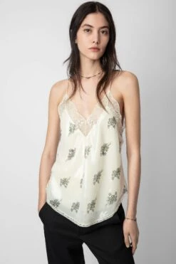 Zadig & Voltaire Christy Camisole Mastic -Zadig & Voltaire Shop WWCR00241 MASTIC 2