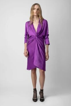 Zadig & Voltaire Rozo Satin Dress Goa