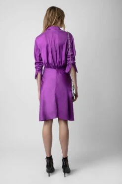Zadig & Voltaire Rozo Satin Dress Goa 9 Zadig & Voltaire Rozo Satin Dress Goa -Zadig & Voltaire Shop WWDR00023 GOA 5