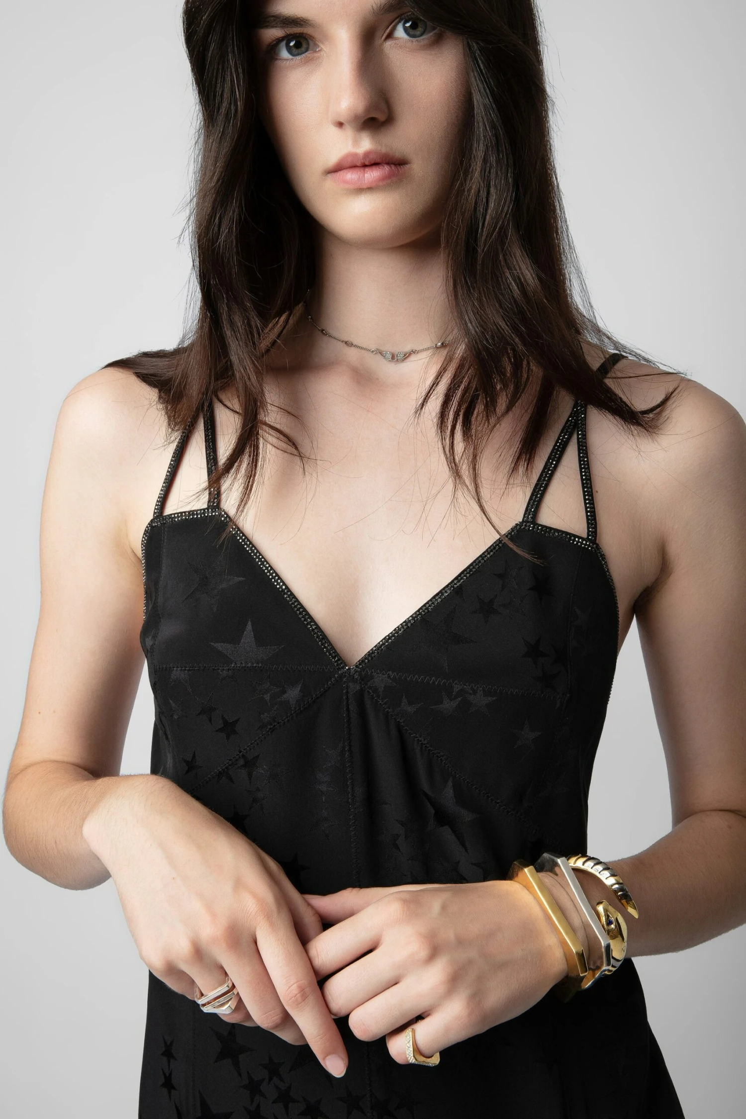 Zadig & Voltaire Rohal Silk Jacquard Dress Black 2 Zadig & Voltaire Rohal Silk Jacquard Dress Black - Image 2