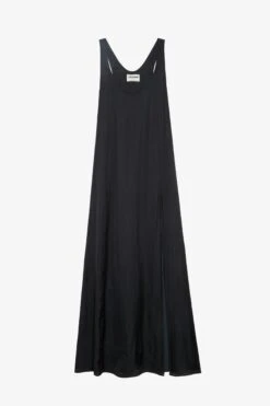 Zadig & Voltaire Rarys Satin Dress Black -Zadig & Voltaire Shop WWDR01315 NOIR