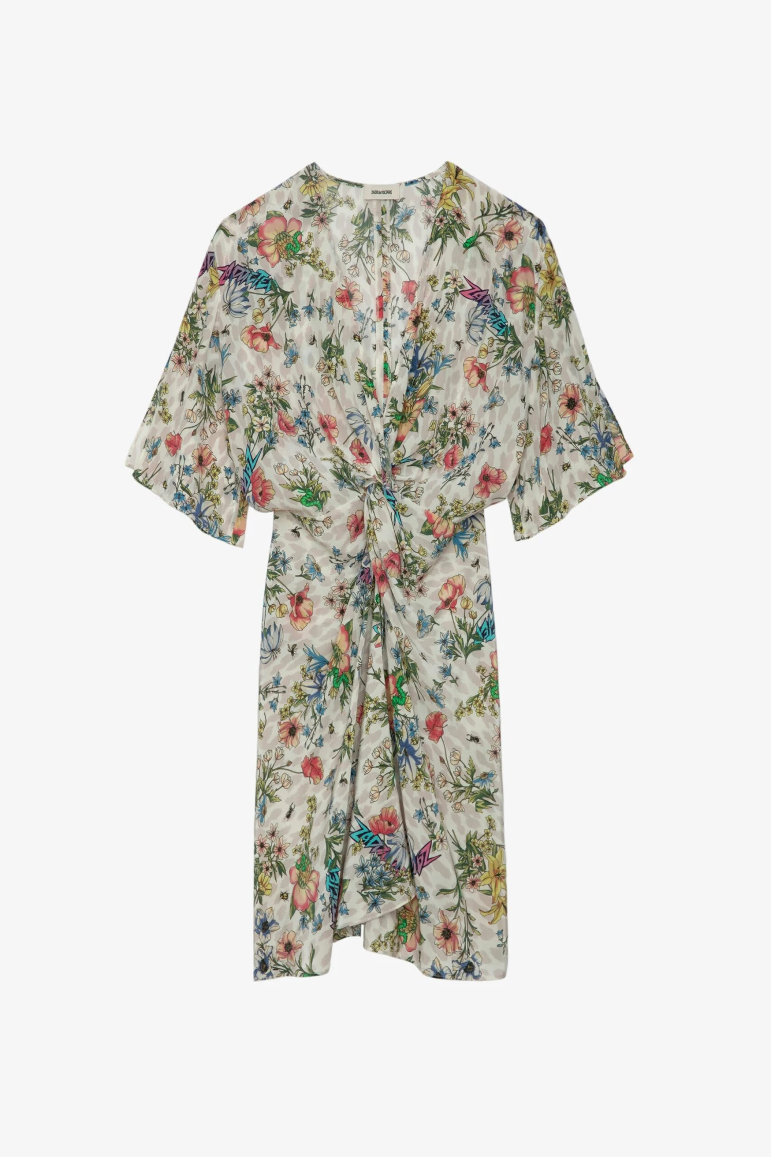 Zadig & Voltaire Rozom Silk Dress Vanille 6 Zadig & Voltaire Rozom Silk Dress Vanille - Image 6