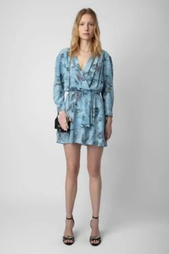 Zadig & Voltaire Rogers Silk Dress Glacier