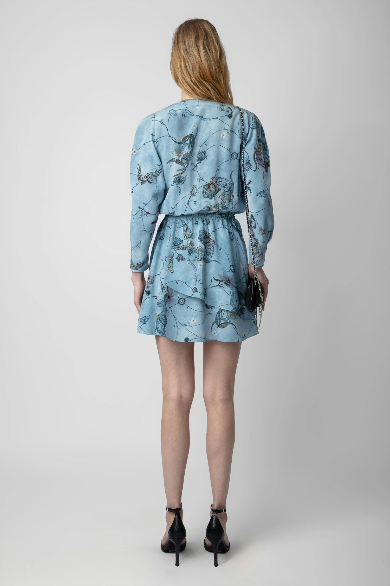 Zadig & Voltaire Rogers Silk Dress Glacier 5 Zadig & Voltaire Rogers Silk Dress Glacier - Image 5