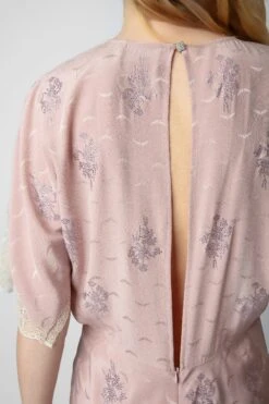 Zadig & Voltaire Rey Silk Jacquard Dress Primrose -Zadig & Voltaire Shop WWDR01326 PRIMEROSE 7