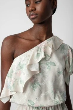 Zadig & Voltaire Robbie Dress Mastic -Zadig & Voltaire Shop WWDR01340 MASTIC 4