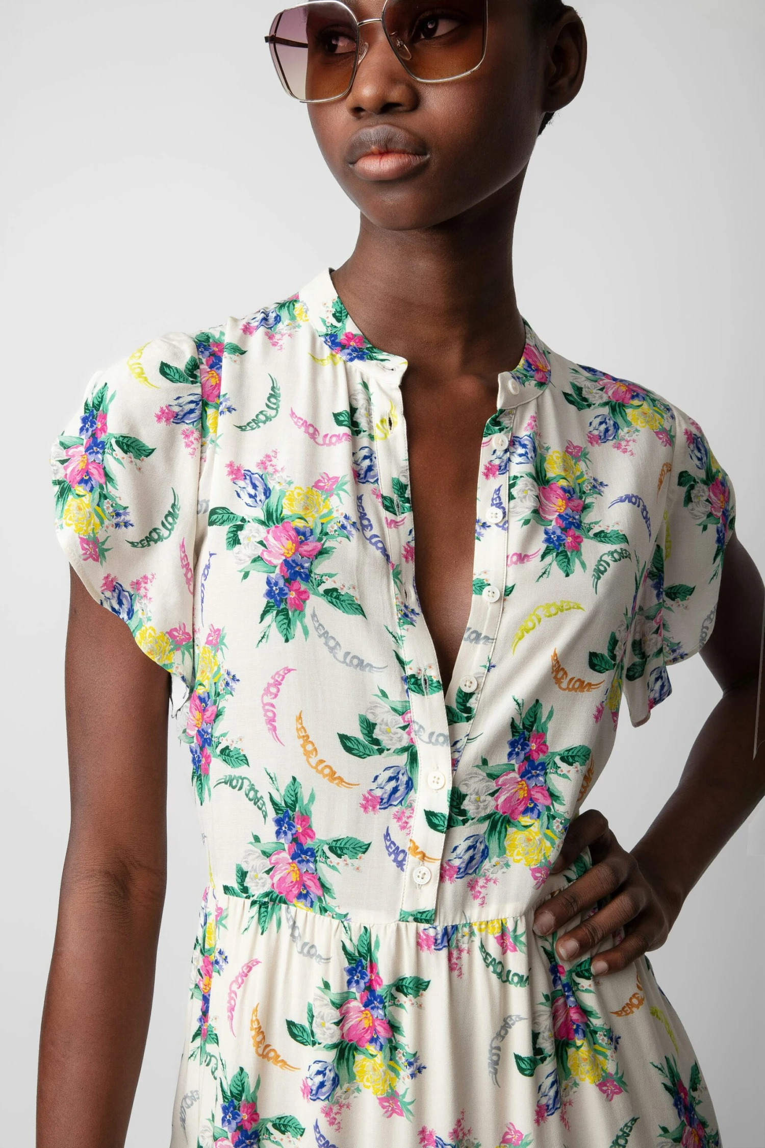 Zadig & Voltaire Razy Dress Mastic 4 Zadig & Voltaire Razy Dress Mastic - Image 4