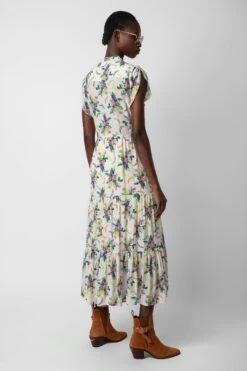 Zadig & Voltaire Razy Dress Mastic 11 Zadig & Voltaire Razy Dress Mastic -Zadig & Voltaire Shop WWDR01345 MASTIC 6