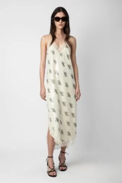 Zadig & Voltaire Ristyl Sequin Dress Mastic