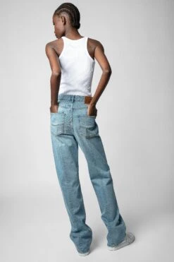 Zadig & Voltaire Evy Jeans Light Blue -Zadig & Voltaire Shop WWJE00225 LIGHT BLUE 4